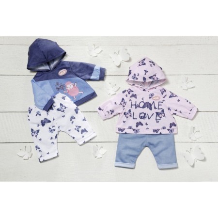 Baby Annabell Bluza si pantaloni cu fluturi pentru papusi 43 cm diverse modele